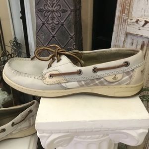 SPERRY tan leather TOP-SIDERS